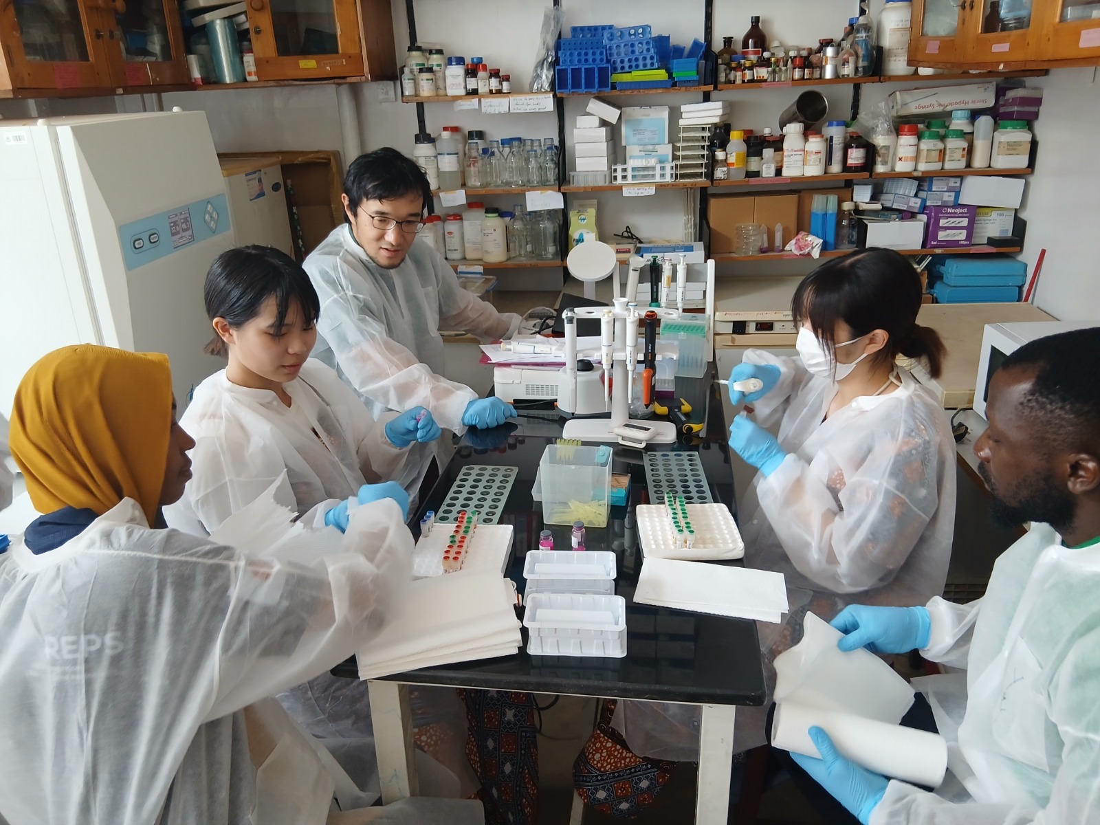 山口大学共同獣医学部の学生2名がプロジェクト活動に参加